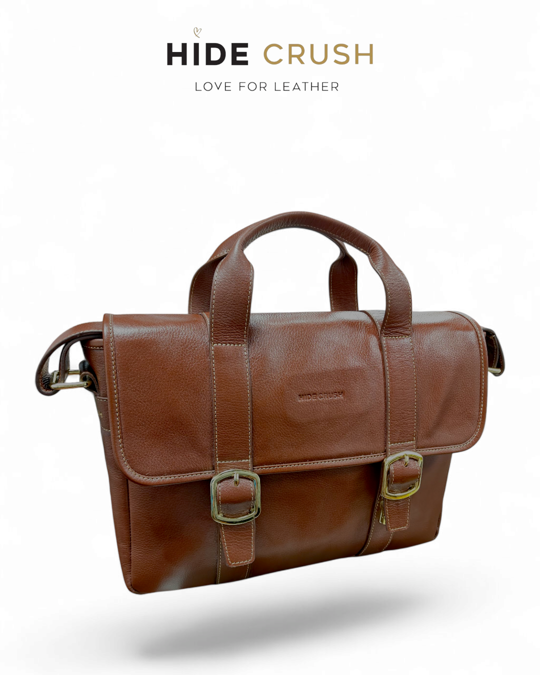 Professional elegance Leather Laptop bag