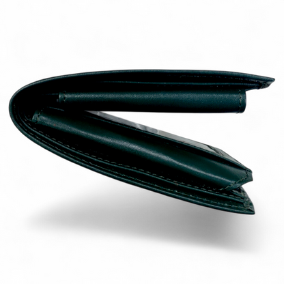 Mens Leather Wallet Forest Green