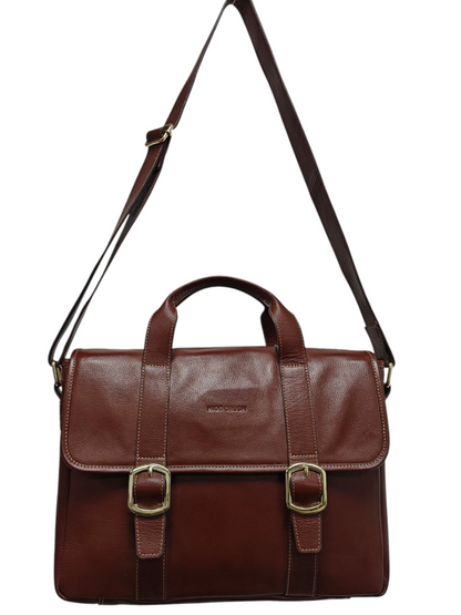 Professional elegance Leather Laptop bag